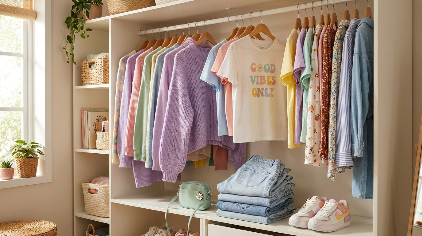 Les basiques fun d'un dressing girly